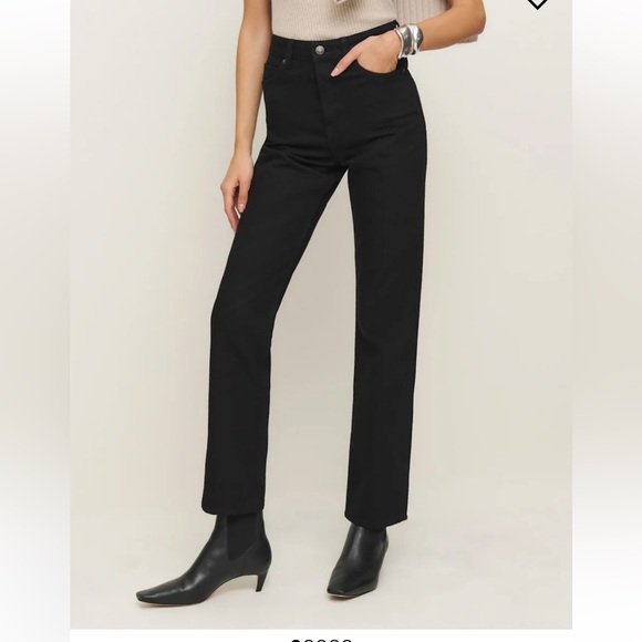 REFORMATION Cynthia High Rise Straight Jeans‎ - Picture 1 of 7